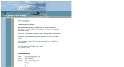 Desktop Screenshot of evansfishfarm.com